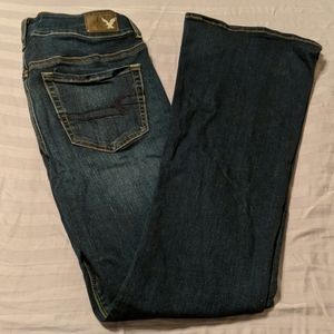 American Eagle artist flare jeans
